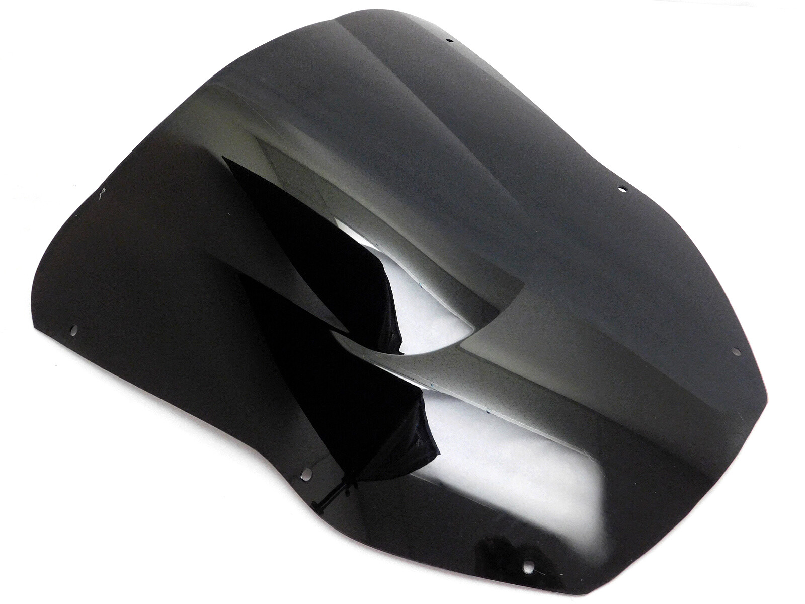ABS Black Double Bubble Windscreen Windshield for 2000-2001 Kawasaki Ninja ZX12R
