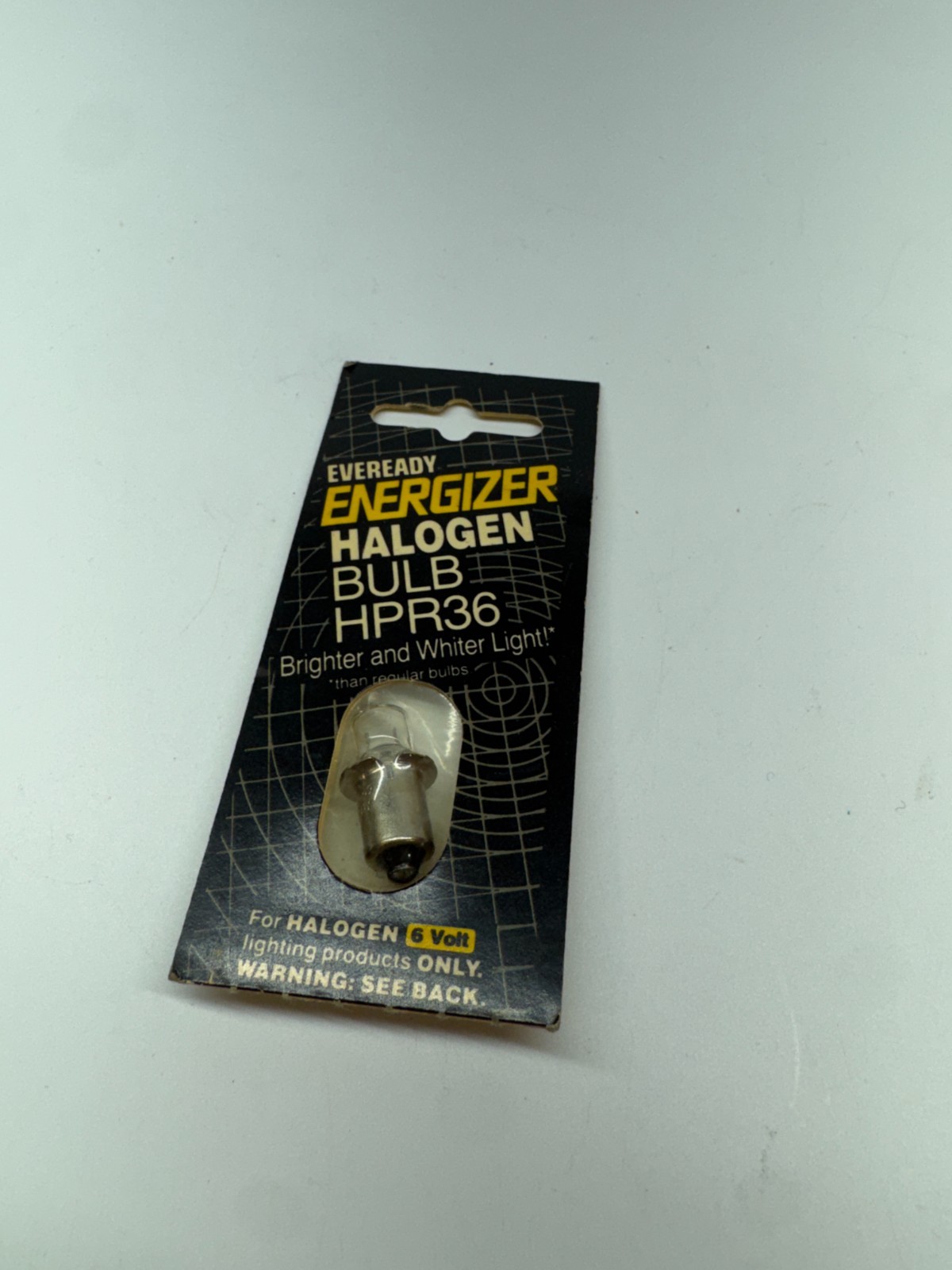 Energizer Eveready Halogen Bulb (Model HPR36) 6V Brand NEW Old Stock USA