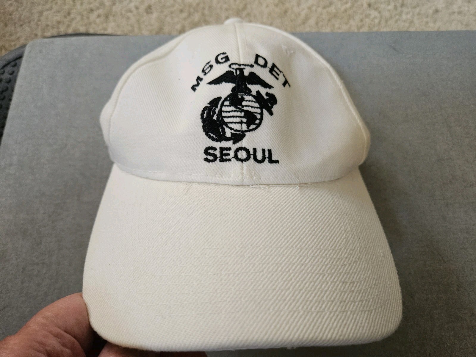 USMC MSG Det SEOUL Korea Baseball Cap Hat Security Guard Embassy Marine Corps