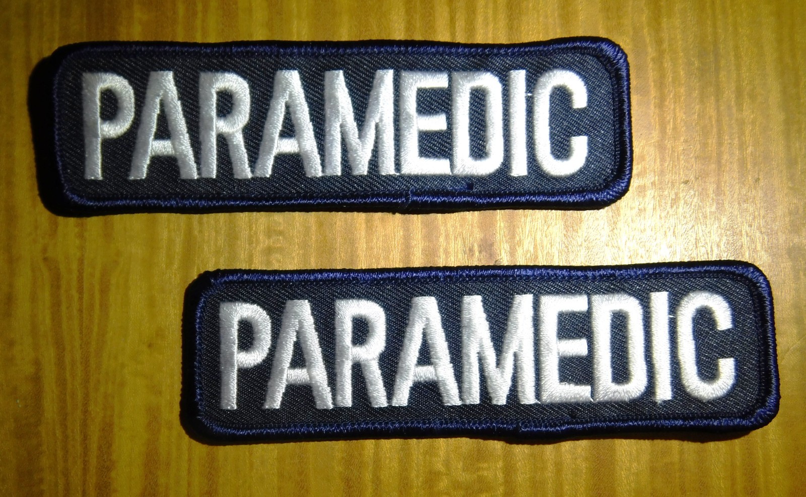 GEMSCO NOS Vintage EMS -  (1)  PAIR-  (2) PARAMEDIC TABS - MINT