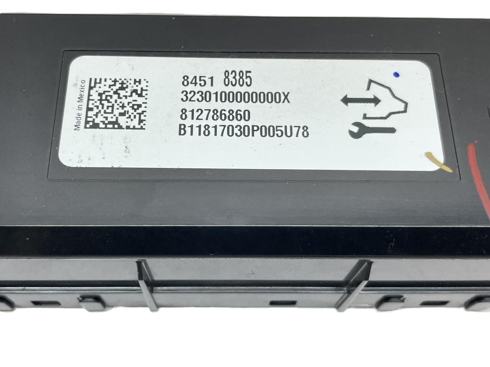 2019 CHEVY CAMARO Temperature Control Module GM OEM 84518385