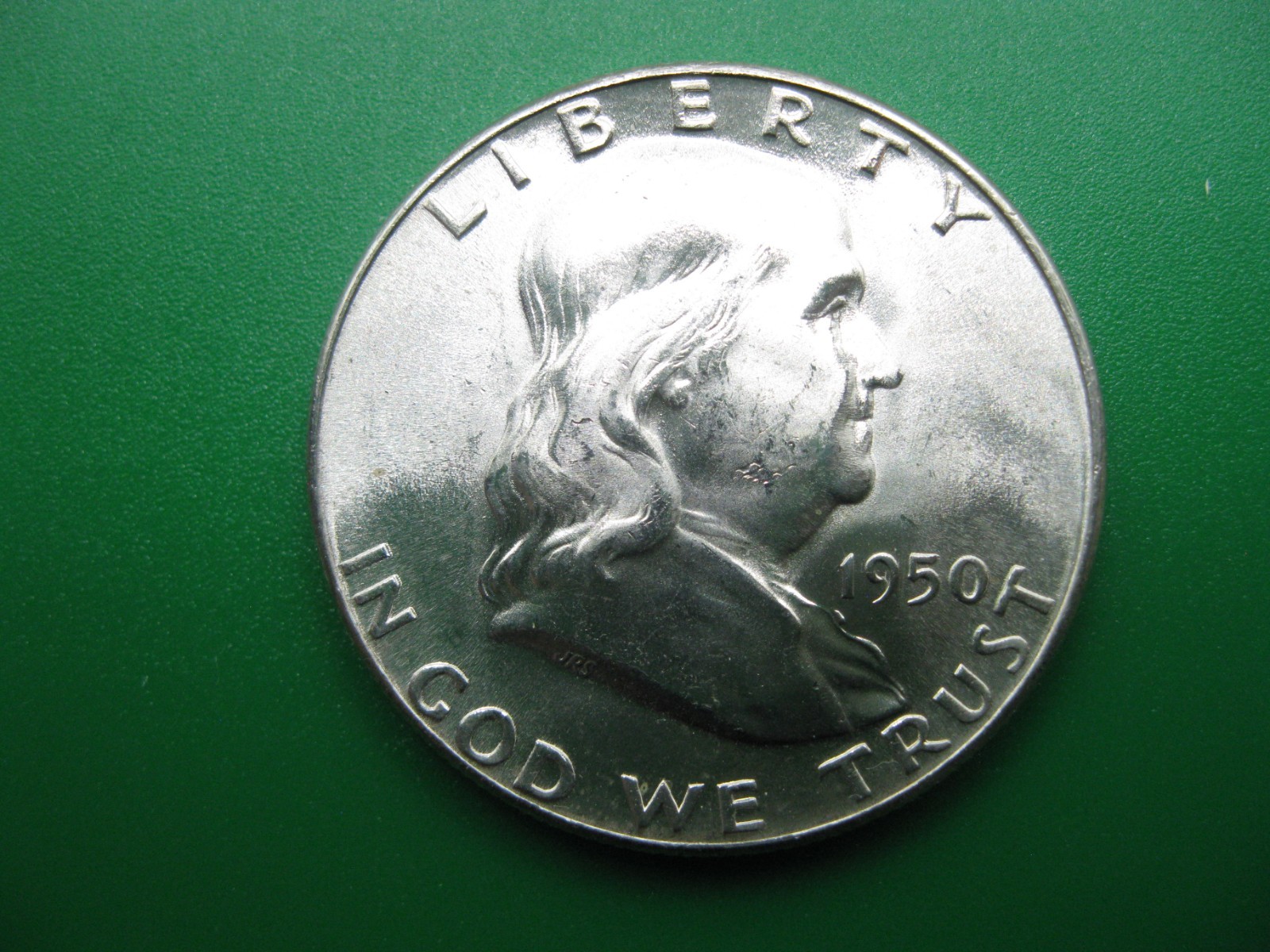 1950 Franklin Silver Half Dollar Gem+ BU! FBL! Awesome!! #3312604
