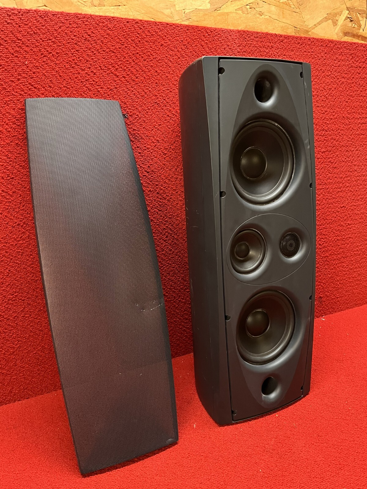 Used Sonance MC Center Channel Speaker Dual Controls #33-1751 Good Condition