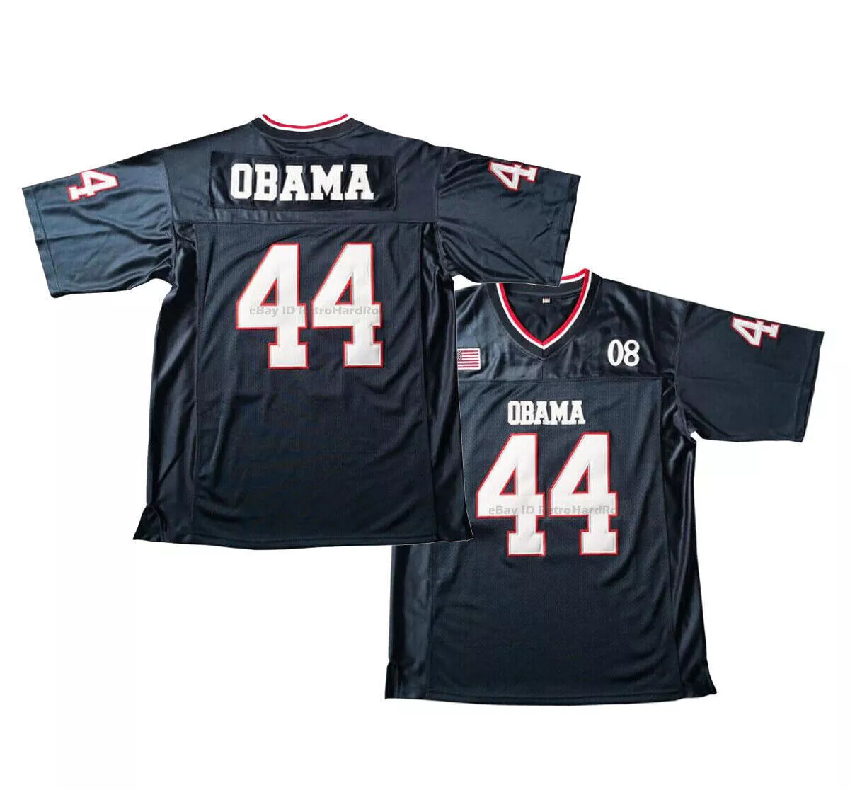 Throwback Obama #44 Jersey Stitched Custom Name Hip Hop Youth/Men S-6XL