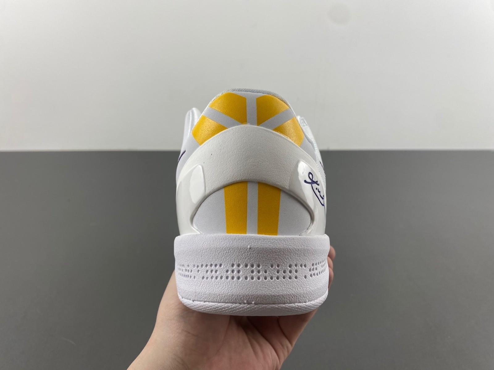 HF9550-100 Kobe VIII 8 Protro Lakers Home White Court Purple Gold