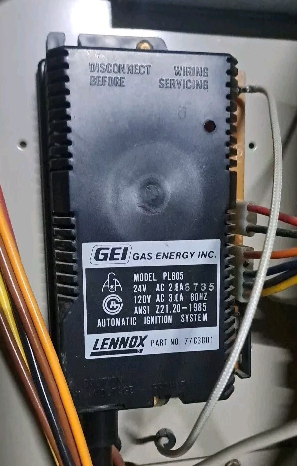 GEI Lennox Auto Ignition System Pl605 Part 77C3801 ♧
