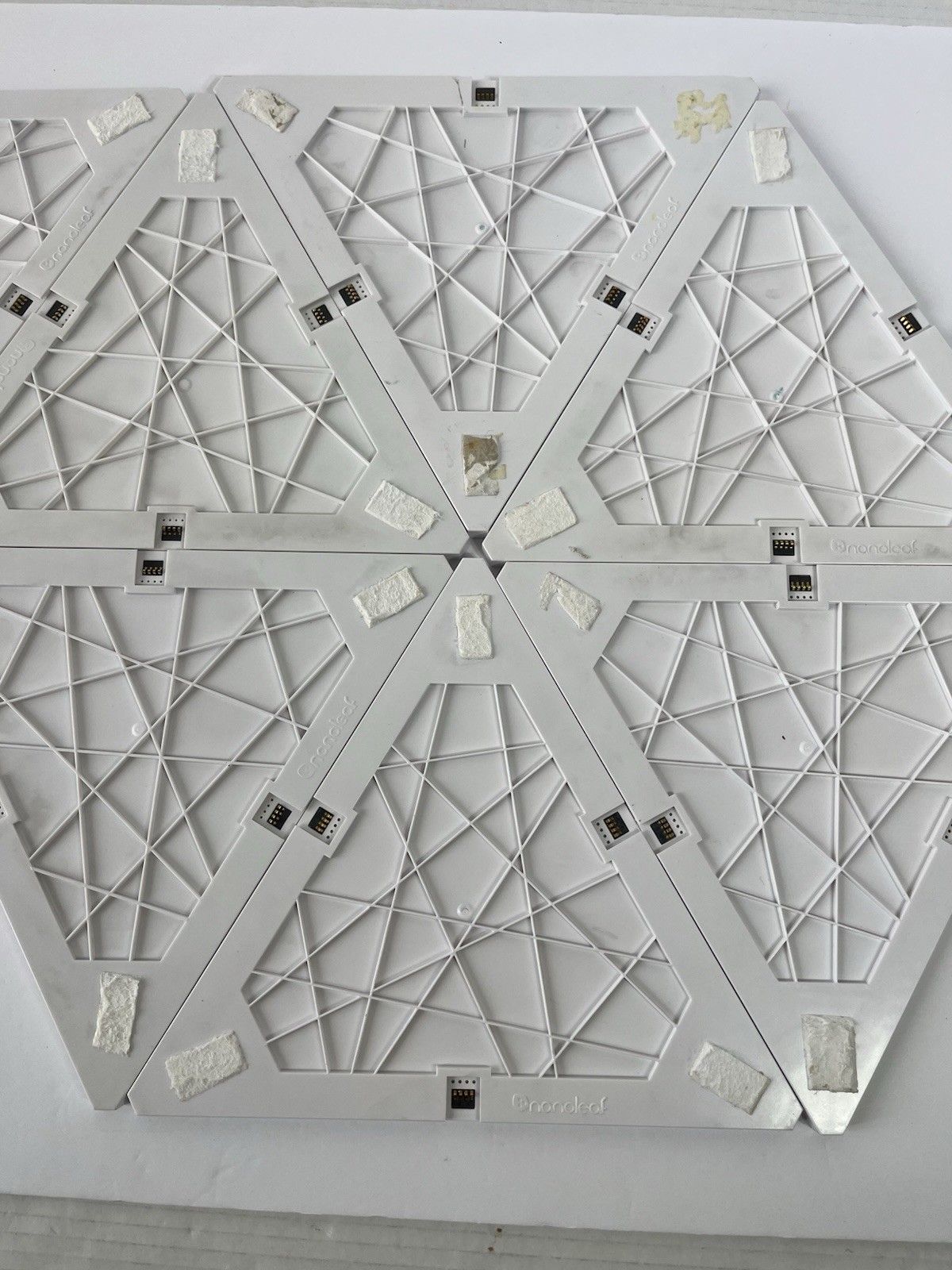7 Nanoleaf Triangle LED Color Changing Light Panels Only