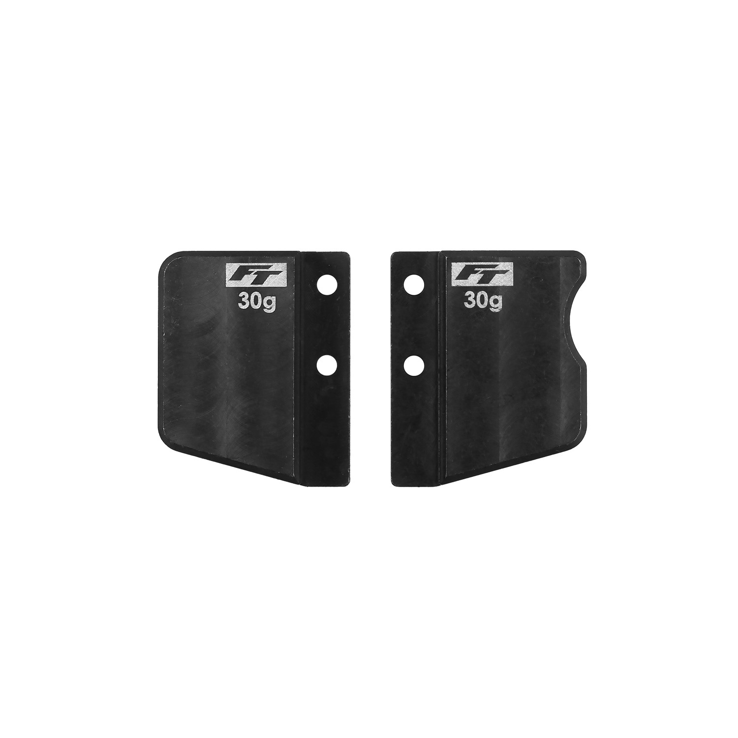 Team Associated 32091 - TC8 FT Steel Front & Rear Short Battery Weight Set, 60g