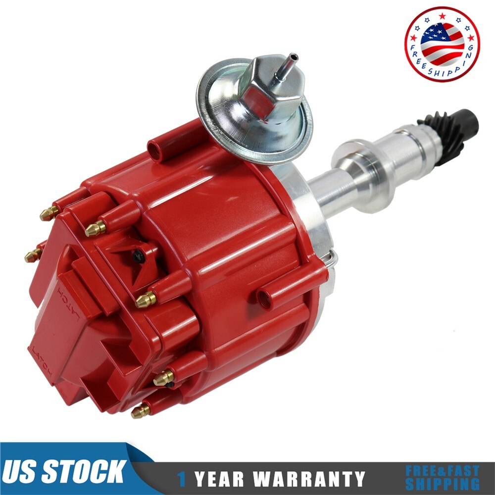 RED HEI Distributor Red Cap Complete For Pontiac 301 326 389 400 421 428 455 V8