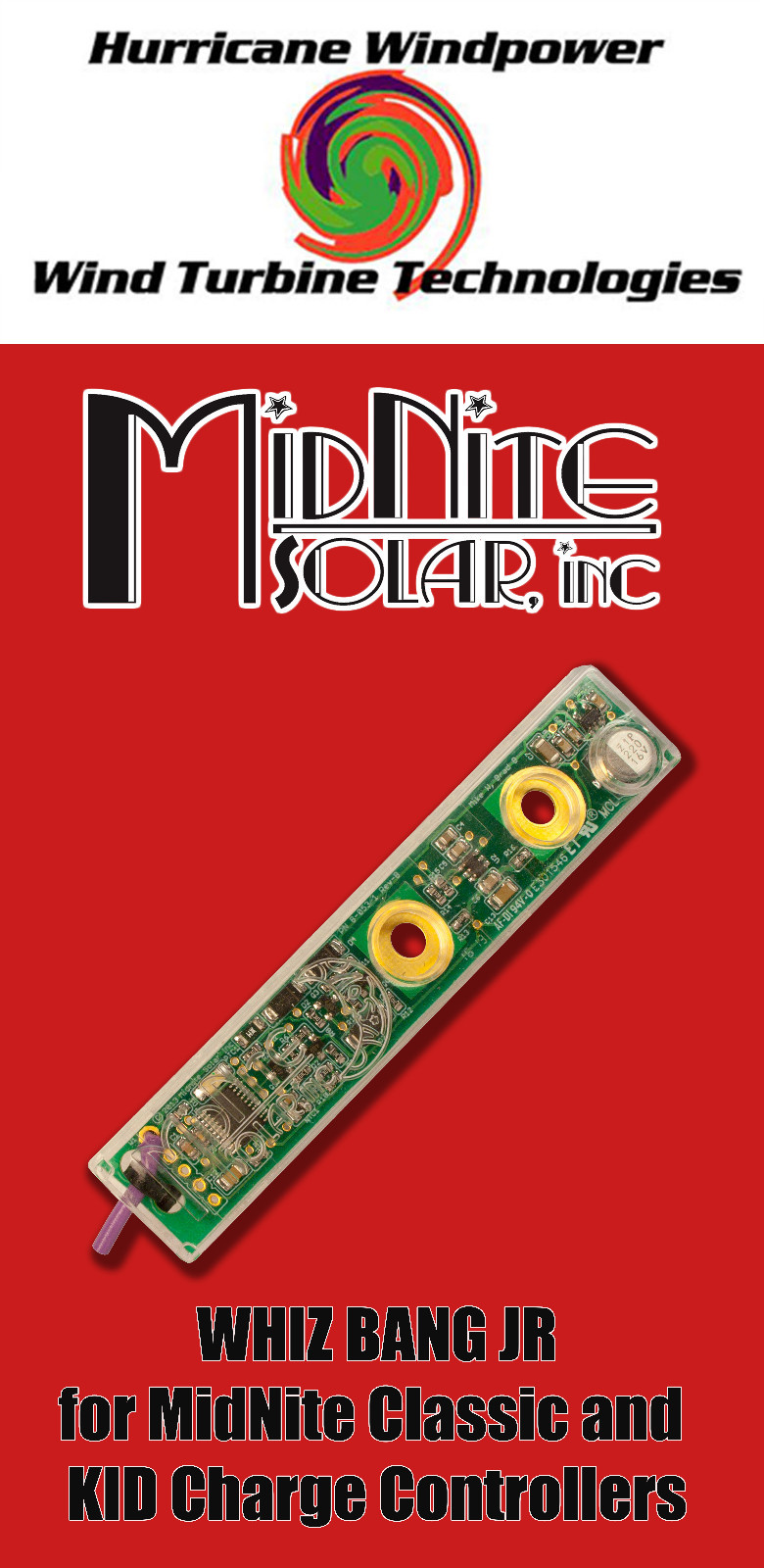 MidNite Solar MNWBJR Whiz Bang Jr Sense Module for Classic, KID & Rosie 7048RE