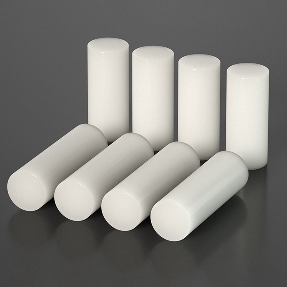 18mm-60mm Diameter White Nylon Solid Column Pin Coupling Plastic Rod Round Bar