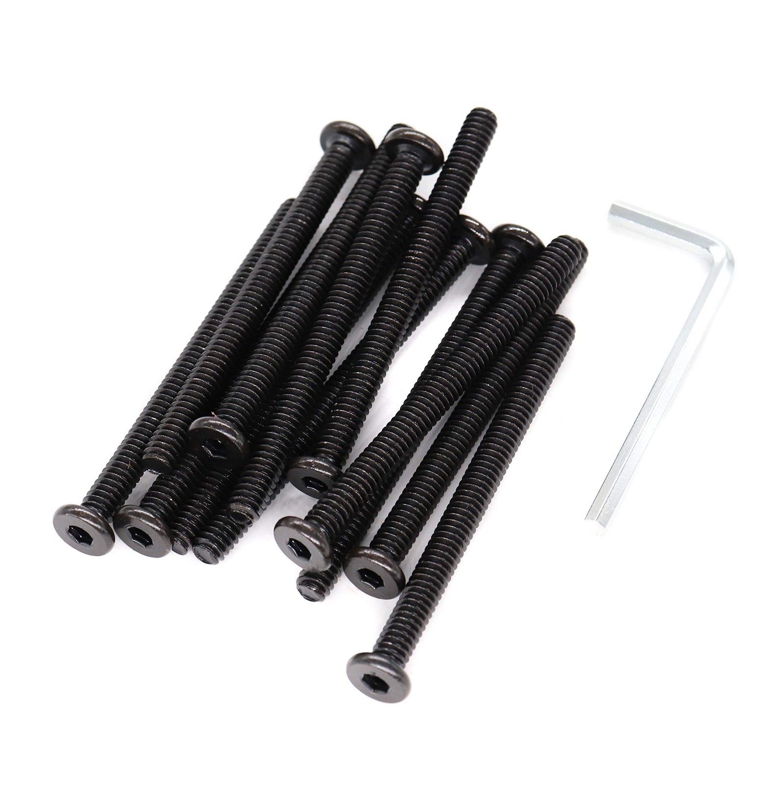 1/4"-20 Flat Head Socket Screws, 1/4" x 2 Inches Allen Head Bolts, 1/4 Inch b...