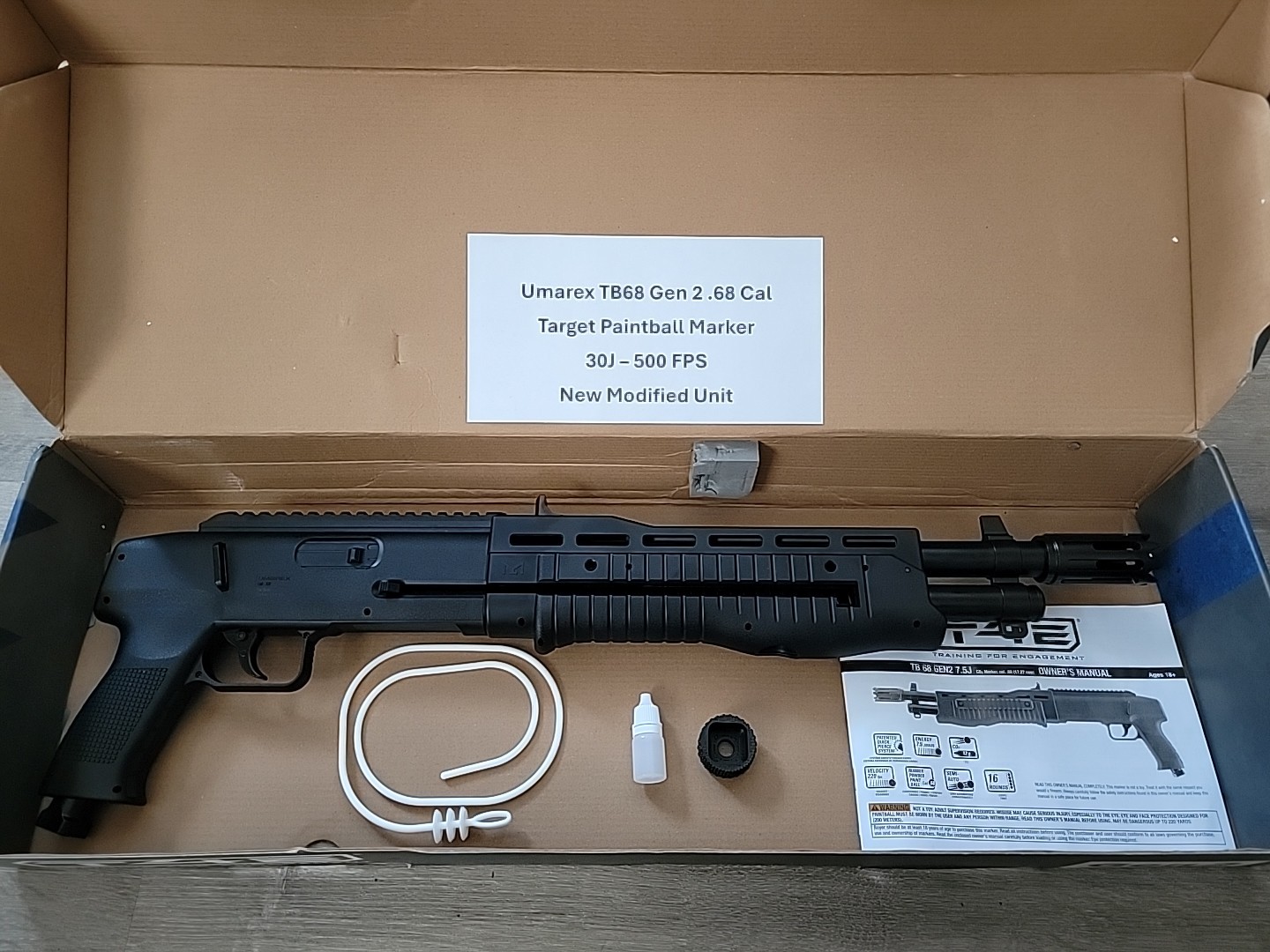 Umarex T4E TB HDB 68 Gen 2 - Paintball Marker - New/Modified - 30J