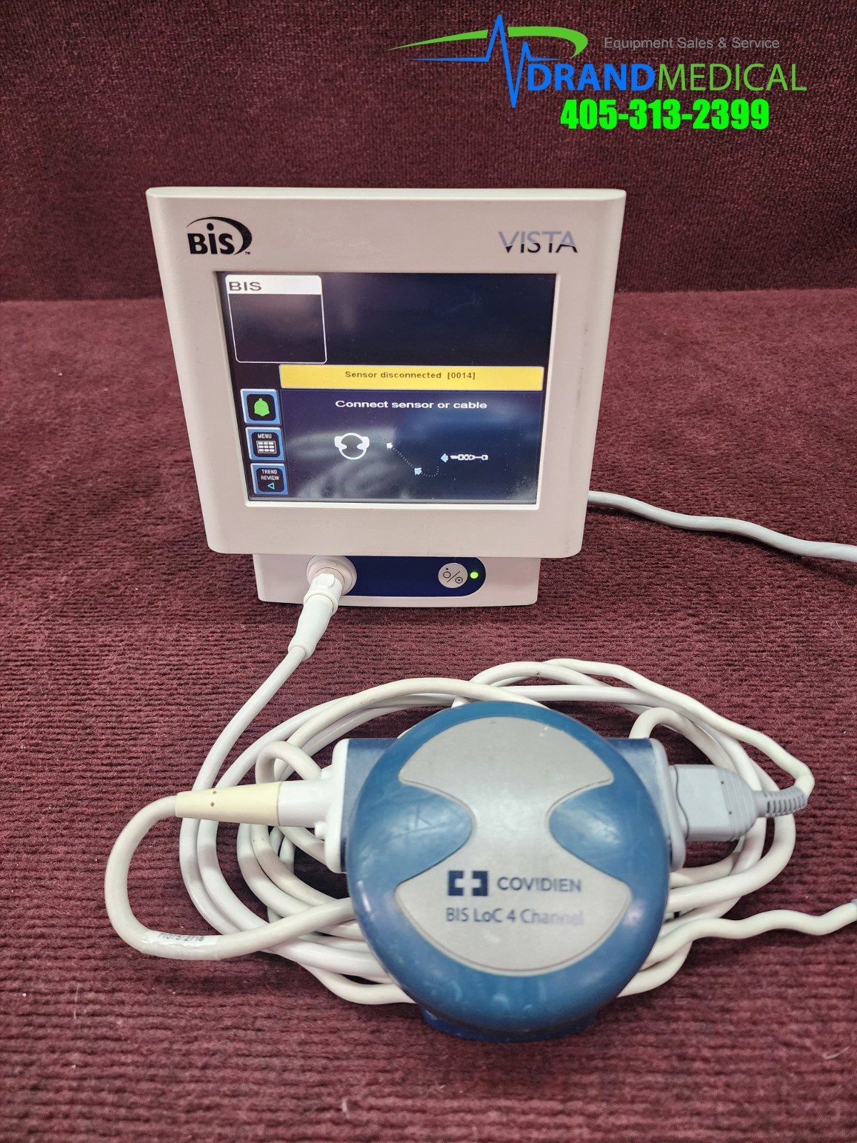 Bis Vista Monitor 185-0151 w/Bis LoC 4 Channel Module