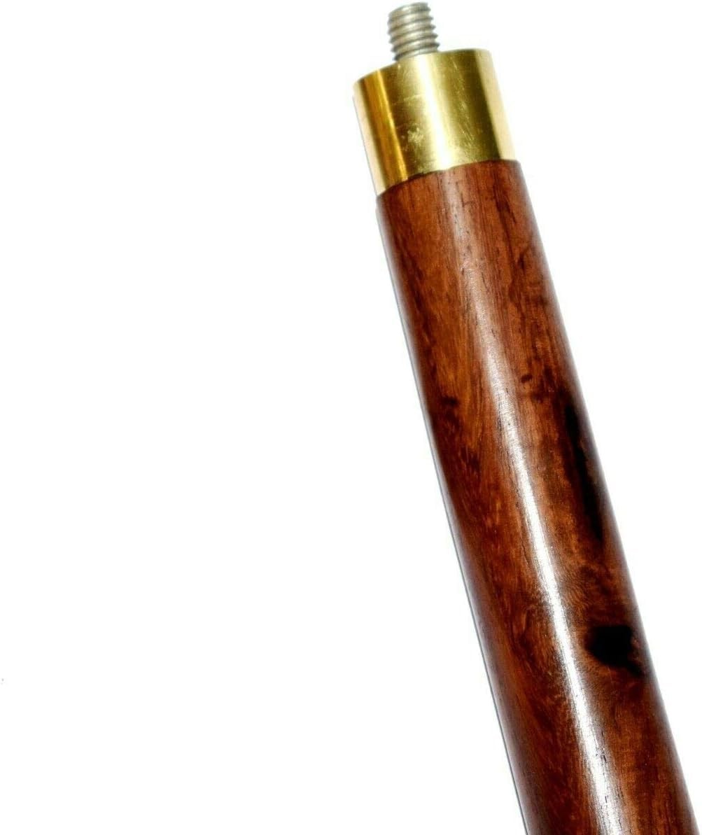 Medium Walking Stick Cane Hardware Kit Golden DIY Replacement Parts Hardware