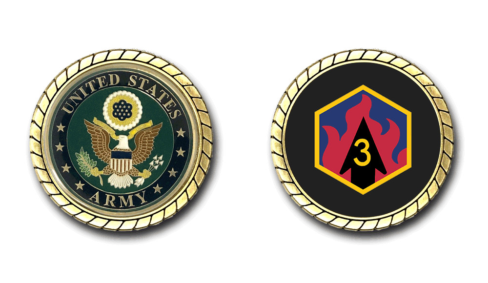 3rd Chemical Brigade US Army Challenge Coin Officially Licensed
