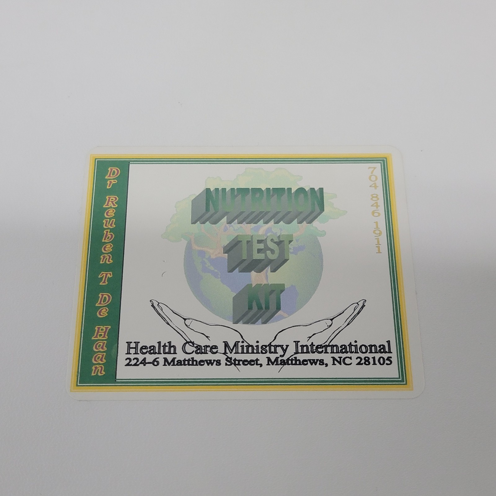 Nutritional Test Kit Elemental 149 Vials HCMI De Haan Practitioner Set