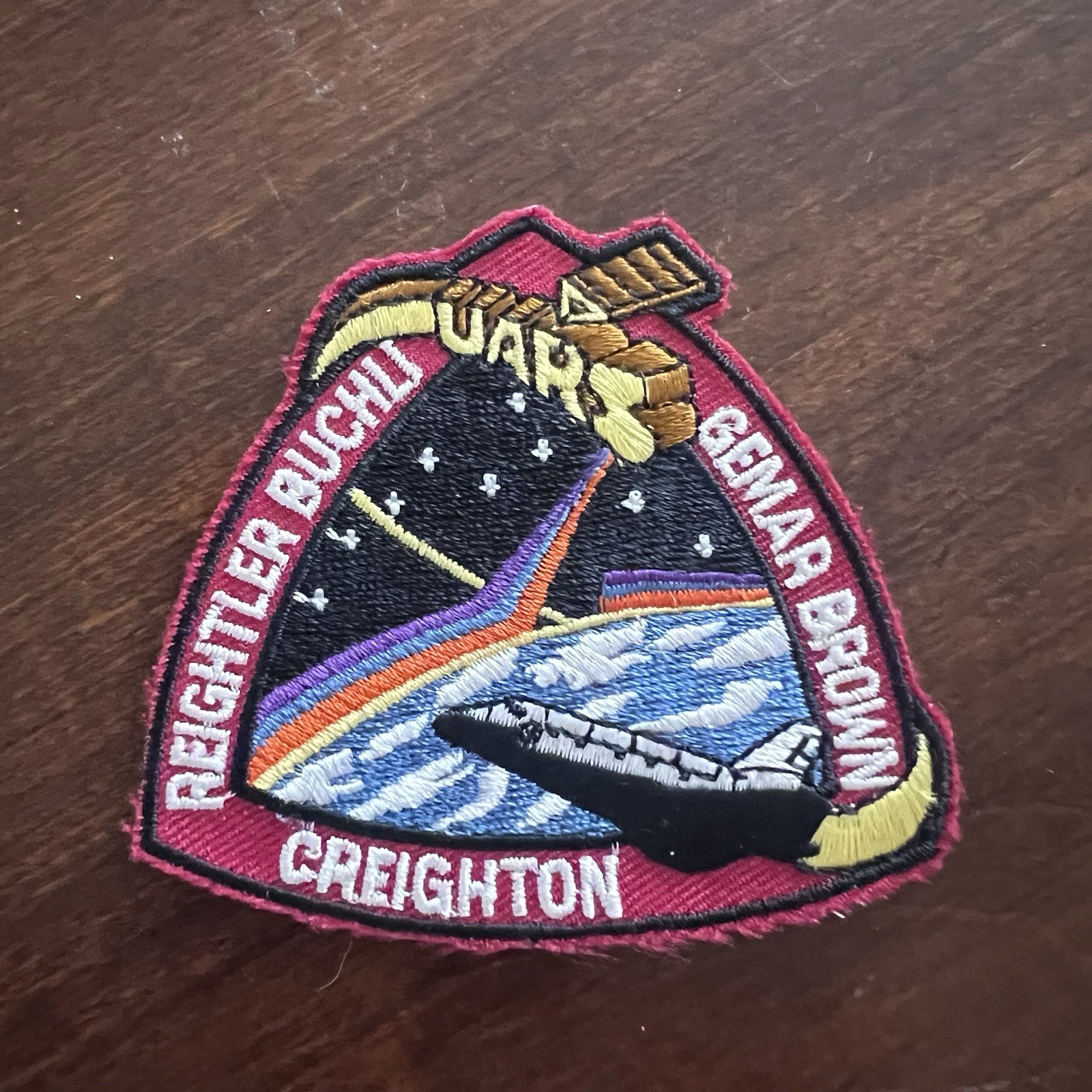 STS-48 Shuttle Discovery Patch - 1991 - UARS -3 x 2.75 inches