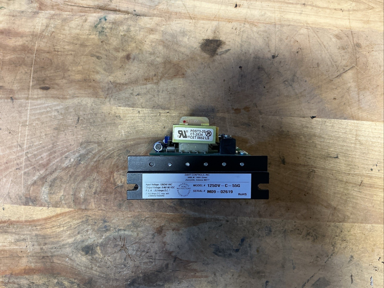 Dart Controls 125DV-C-55G Drive Control, Var Speed Control
