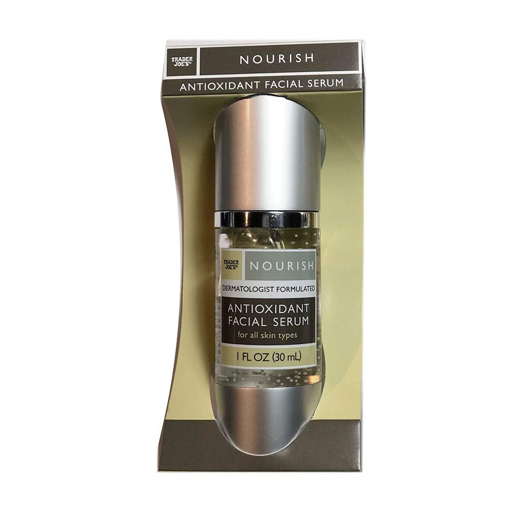 Trader Joe's Nourish Antioxidant Facial Serum, Hydrating Vitamin Formula 1 Fl Oz