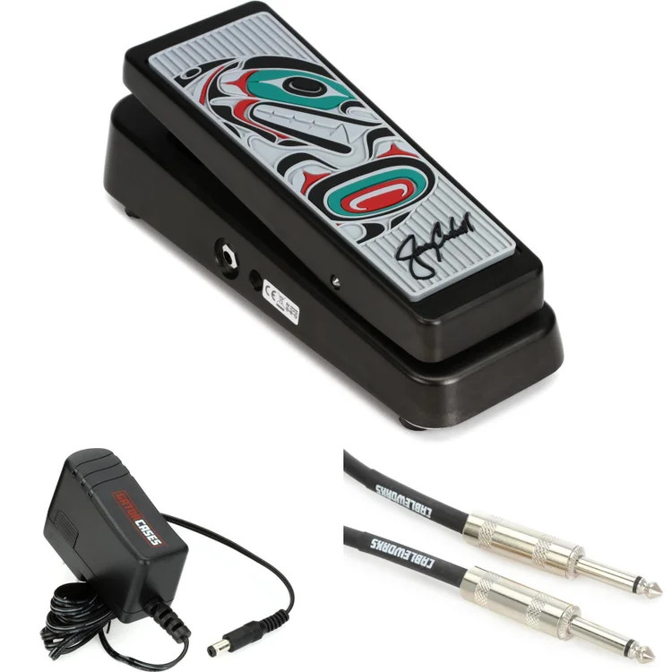 Dunlop JC95B Jerry Cantrell Signature Ranier Fog Cry Baby Wah Pedal with Power