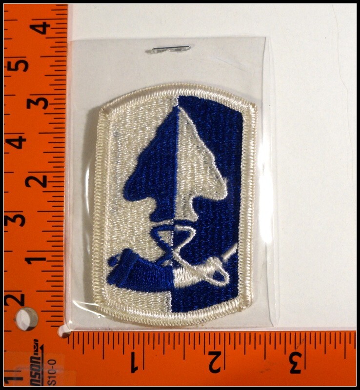 Military Patches US Army 187th Infantry Brigade New Old Stock #T3272