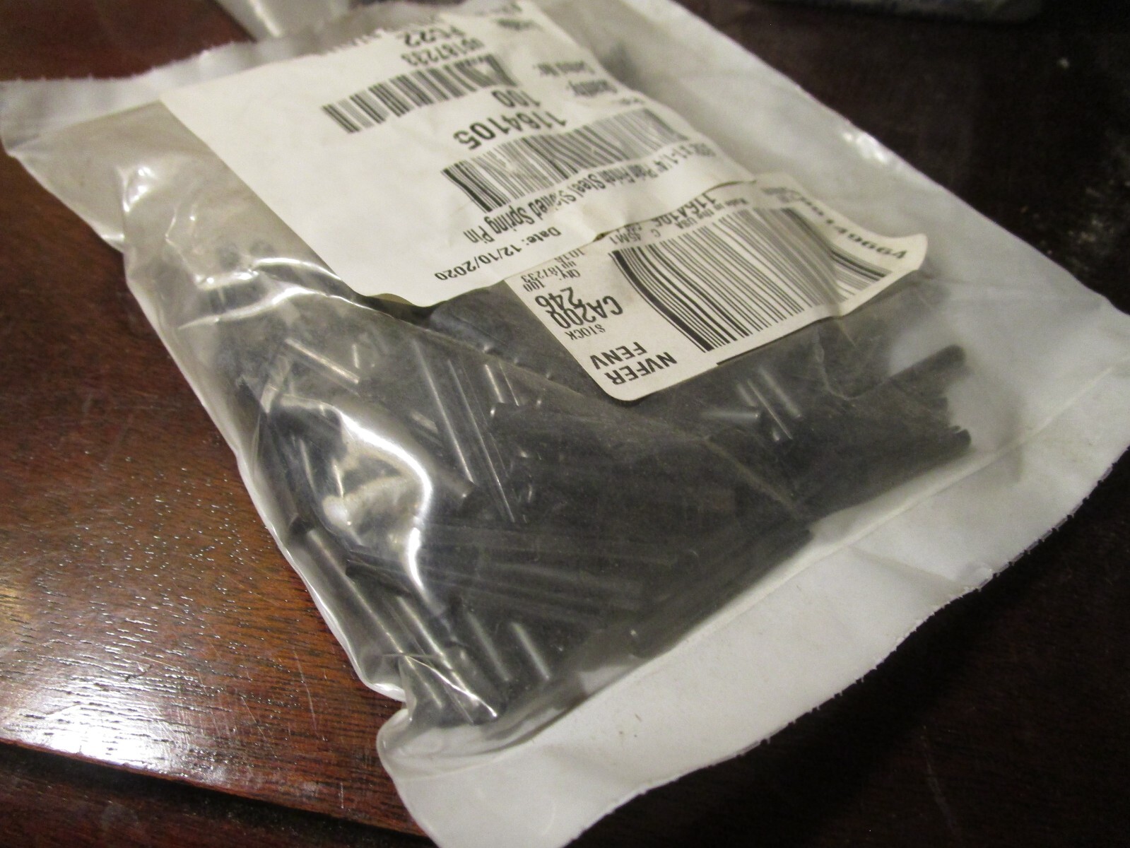 5/32" x 1-1/4" Plain Finish Steel Slotted Spring Pin QTY 100