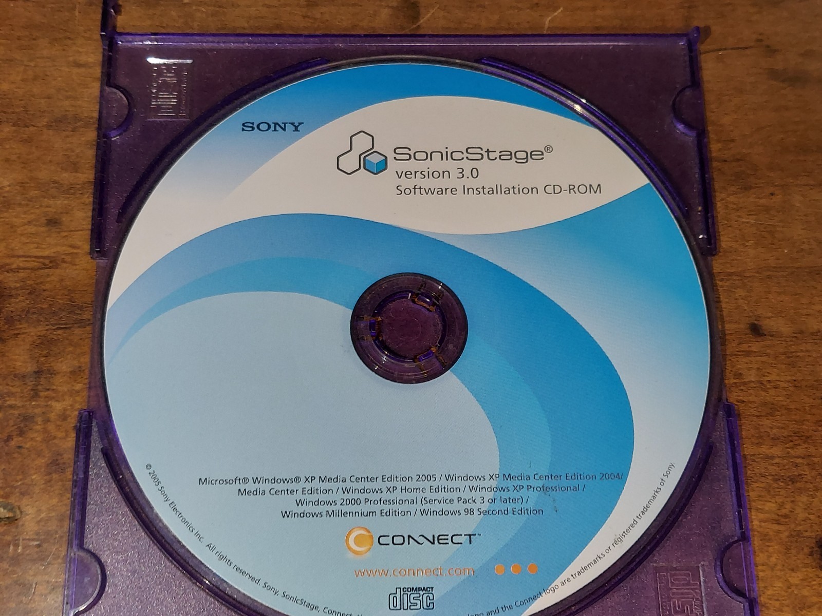 Sony SonicStage Version 3.0 Audio Software CD for Windows XP/2000 Pro PSP