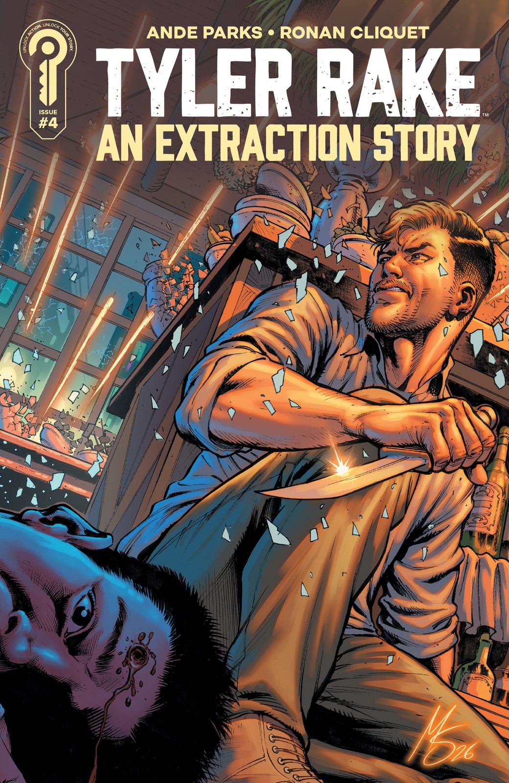 Tyler Rake: An Extraction Story #4 CVR B Marco Santucci Pre Order 8/12/26