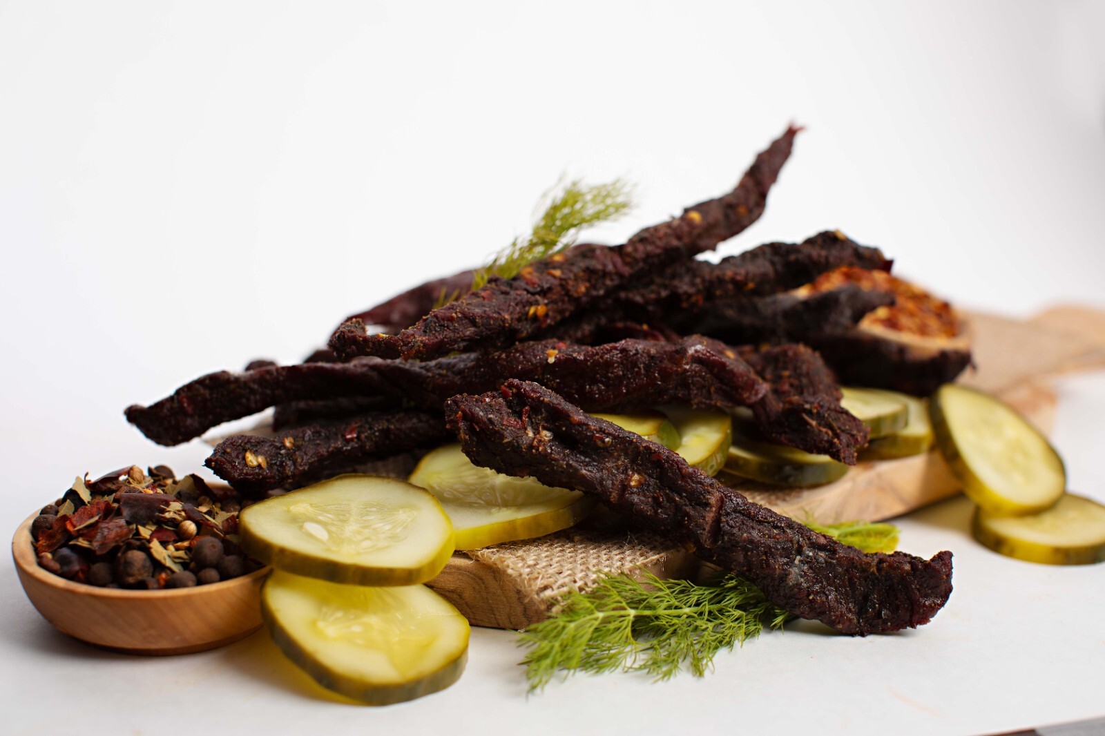 Homemade Double Dill Pickle Beef Jerky