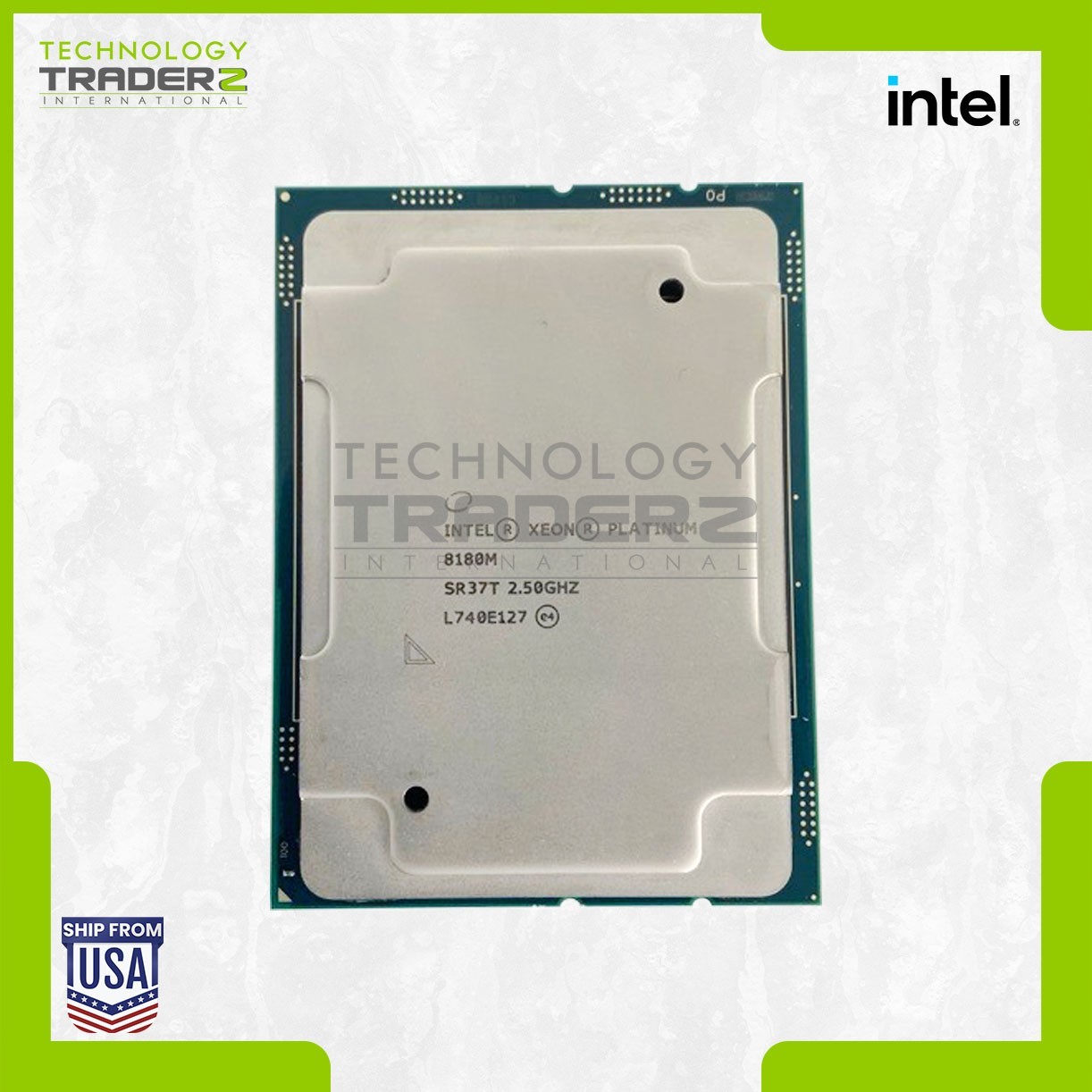 SR37T Intel Xeon Platinum 8180M 28-Core 2.50GHz 38.5MB 205W Processor **Pulled**