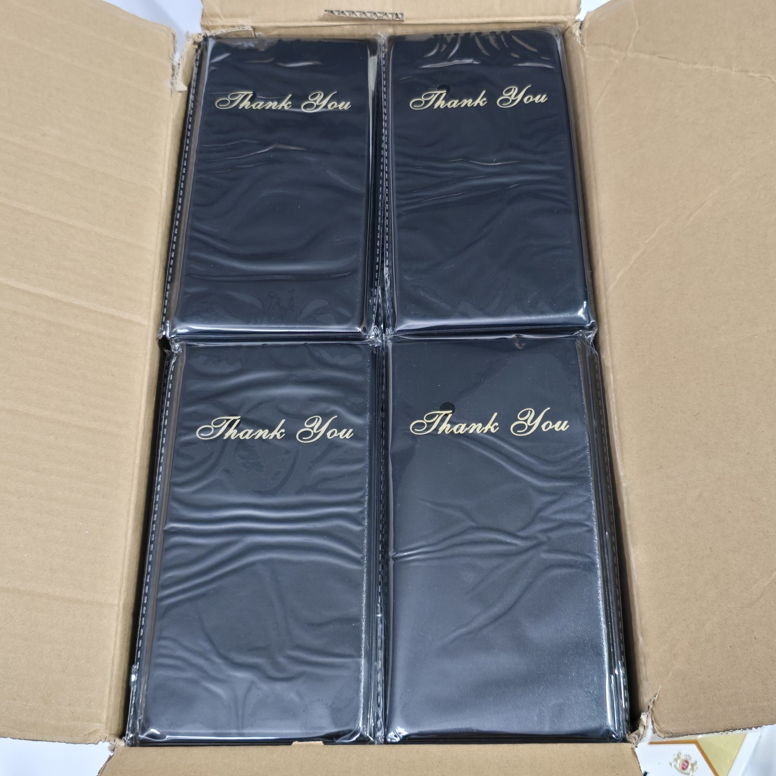 60pack Check Presenters for Restaurants Check Presenters Check Card HolderBlack
