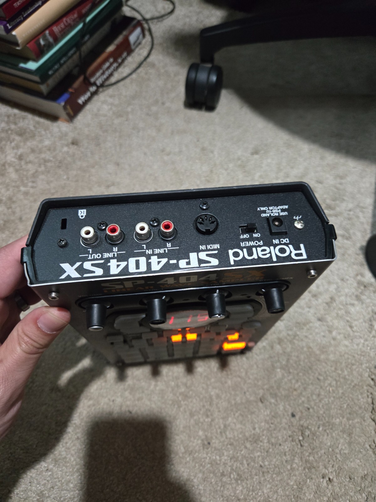 Roland SP-404 SX Linear Wave Sampler - Working - No Battery Cover