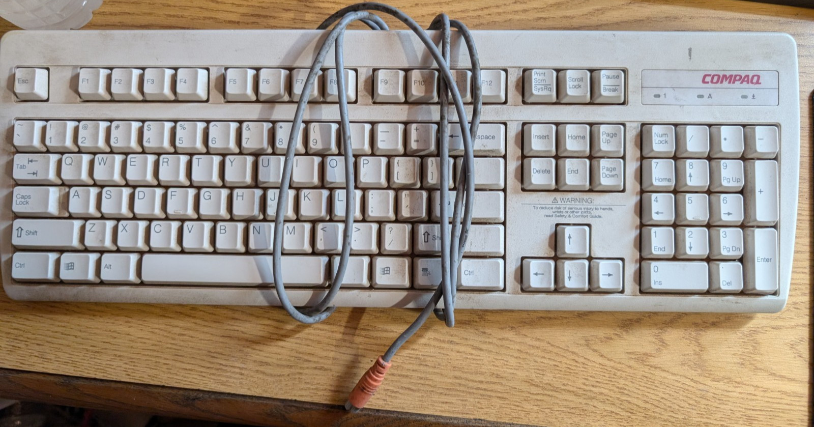 Vintage Compaq 286220-003 RT2156TW Computer Keyboard