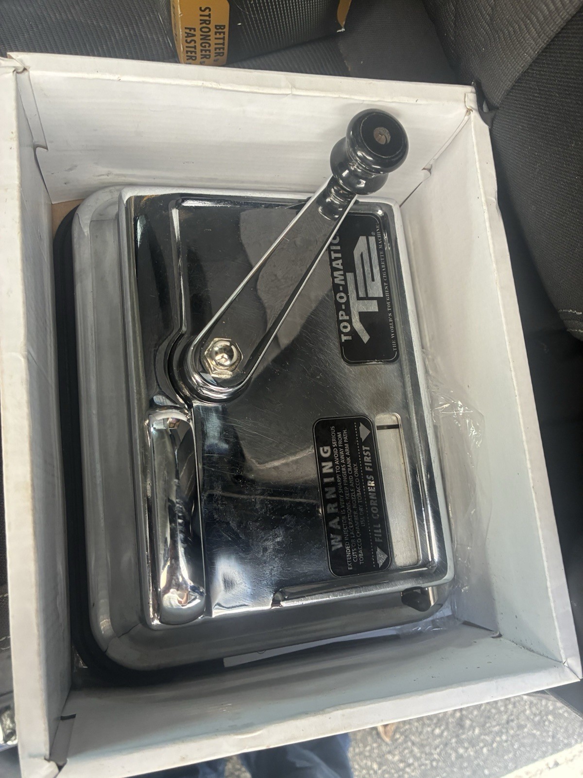 Top-O-Matic T2 Cigarette Rolling Machine in box