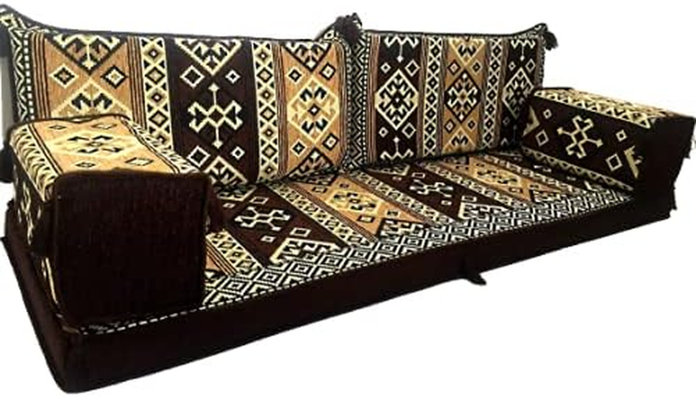 Arabic Majlis Sofa Arabian Couches 75''L X 27''W X 4''H for Home Living Room Pat