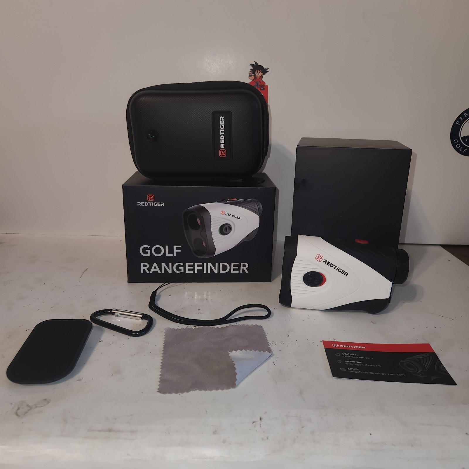 REDTIGER Golf Laser Slope Rangefinder USB Rechargeable with Case