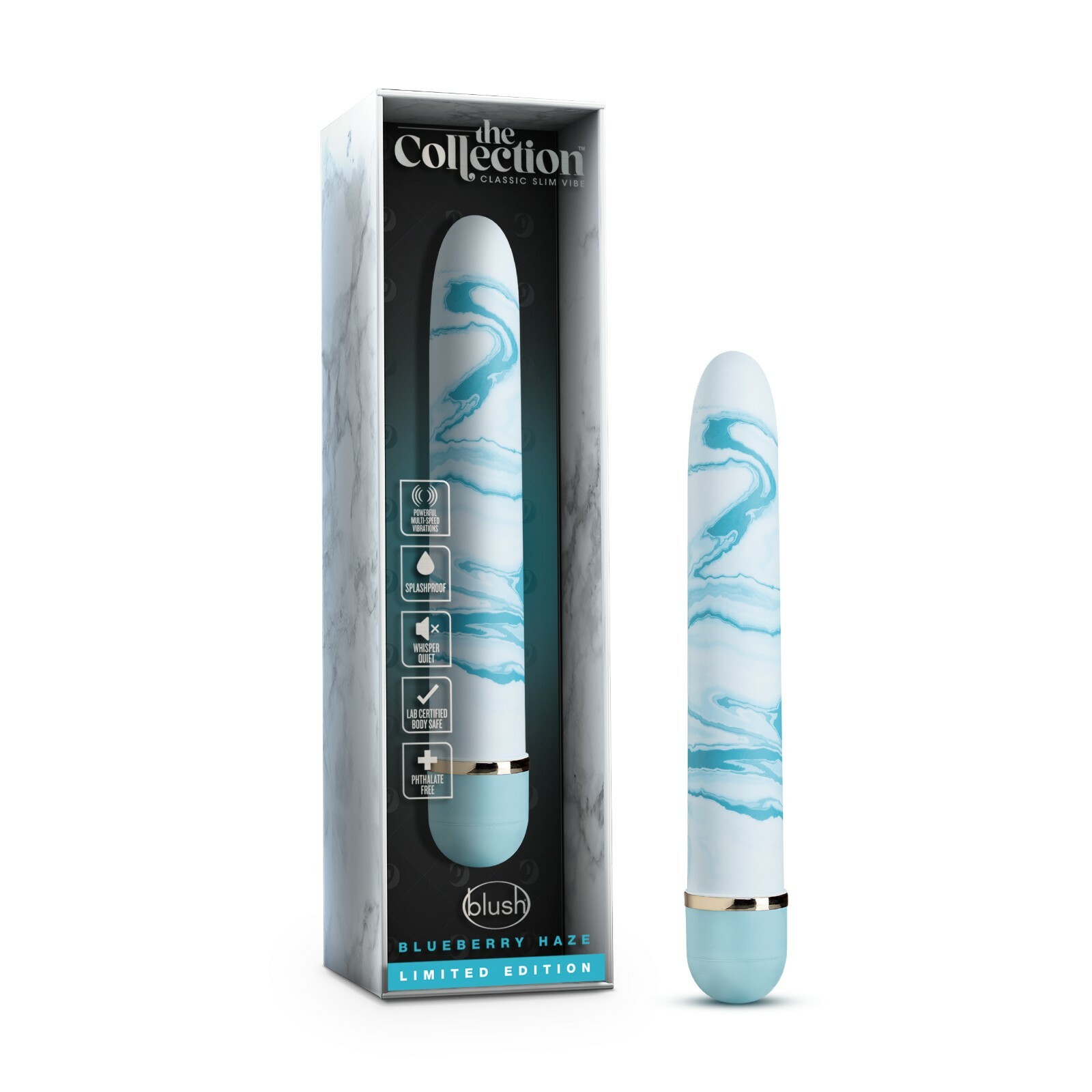 Blush The Collection 7 Inch Smooth Tunable Speeds Multi Speed  Wand Vibrator
