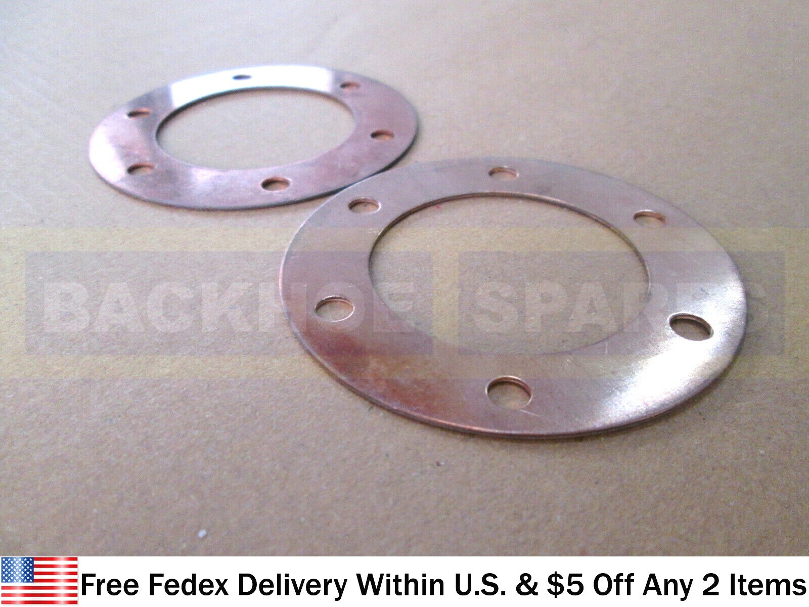 JCB PARTS - DIFF. GEAR SET THRUST WASHERS (PART NO. 808/00209 & 808/00210)