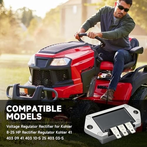 Voltage Regulator Rectifier Compatible with Kohler 8–25 HP Engines, OEM