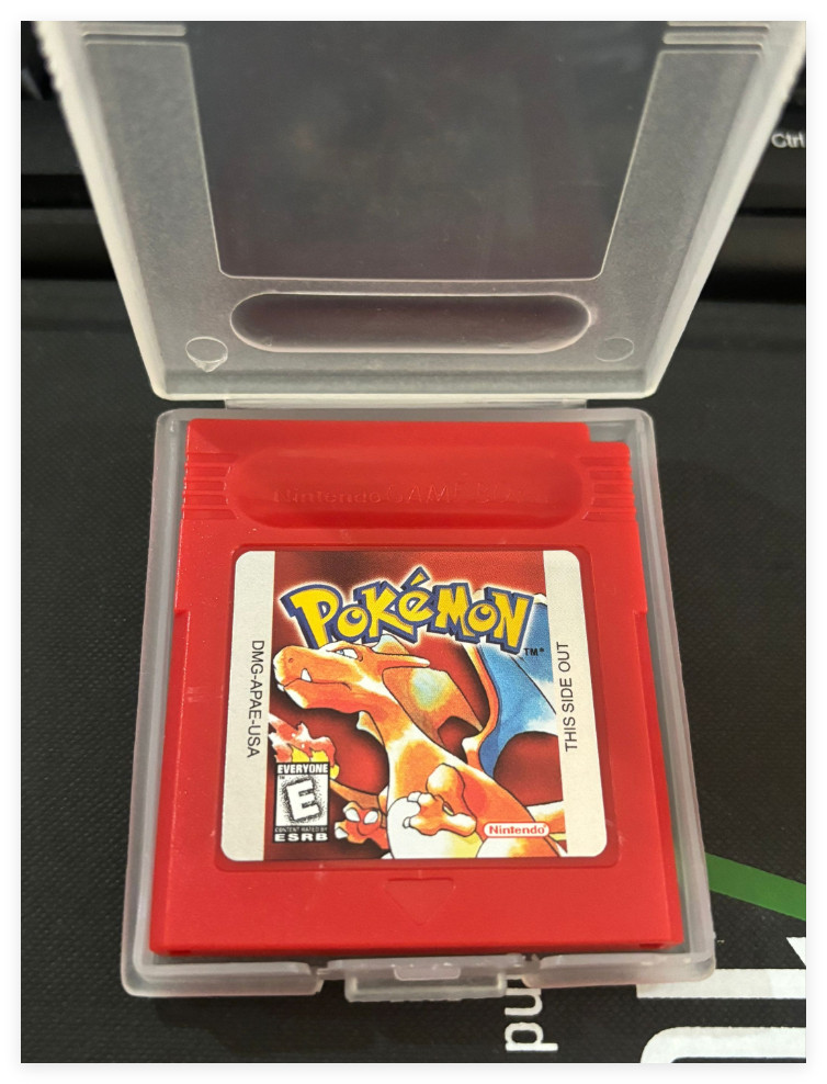 Red Version For Game Boy Color (GBC) , English Cartridge Game Tested US Ship
