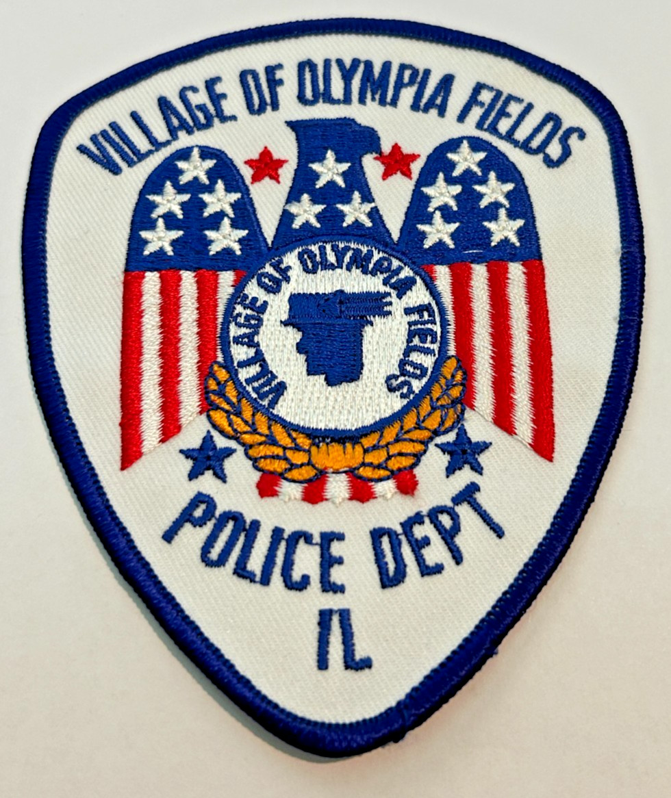 Olympia Fields Illinois Police Patch Unused