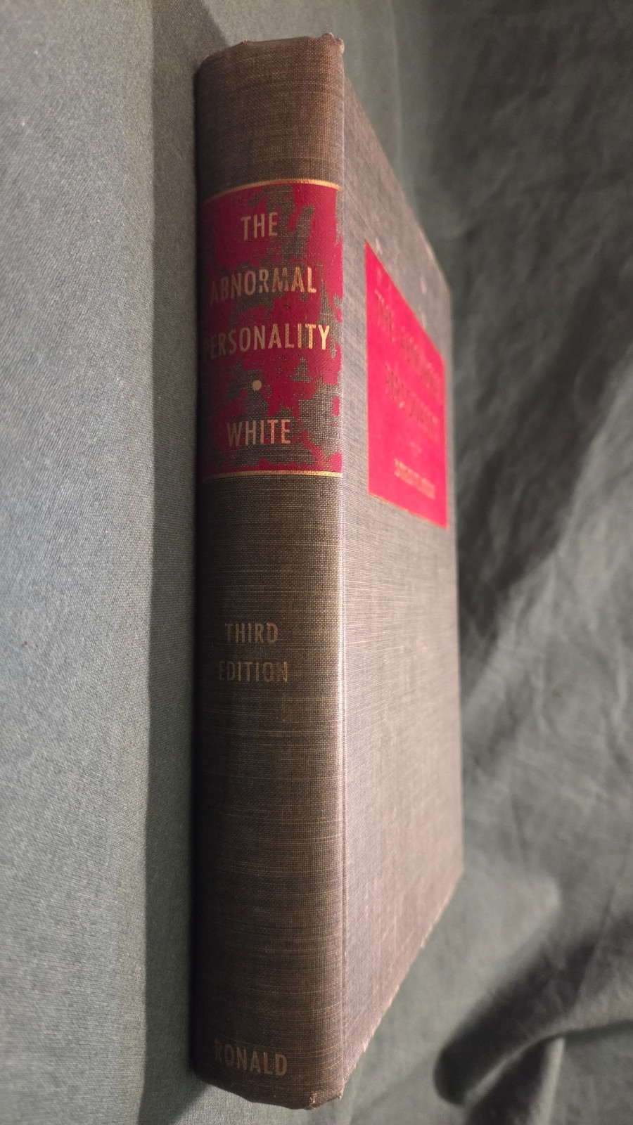The Abnormal Personality Robert WHITE 3rd Edition 1964 Ronald Press Ex Library