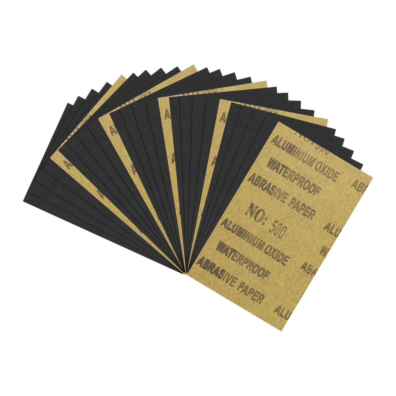 25pcs Sand Papers - [5.5 x 9 Inch x 500 Grits] Sandpaper Sheets