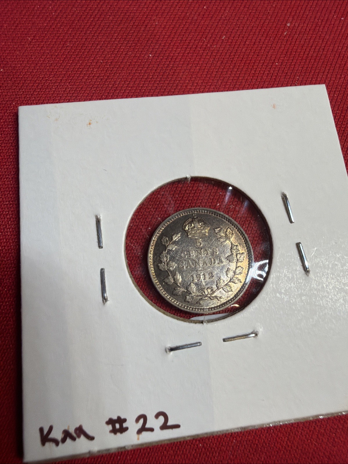 1912 canada 5 cents