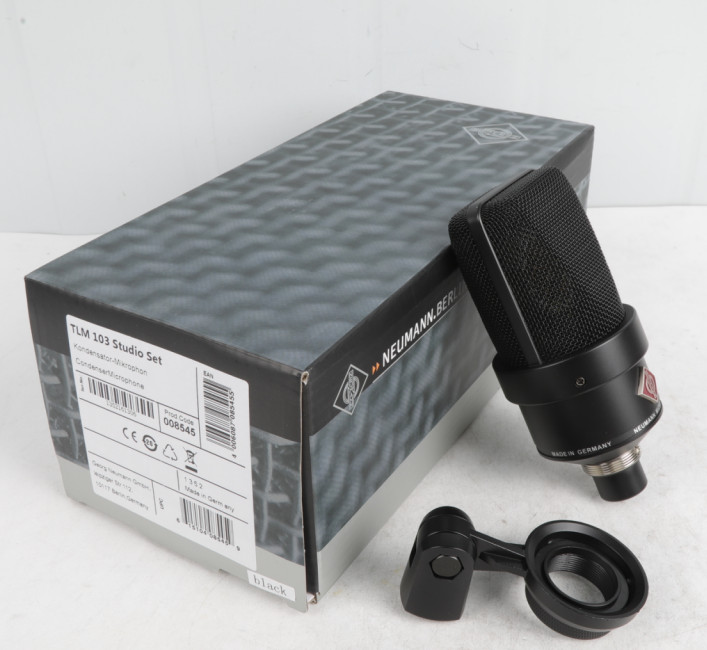 TLM103 Black Neumann Wired Condenser Microphone Matte New