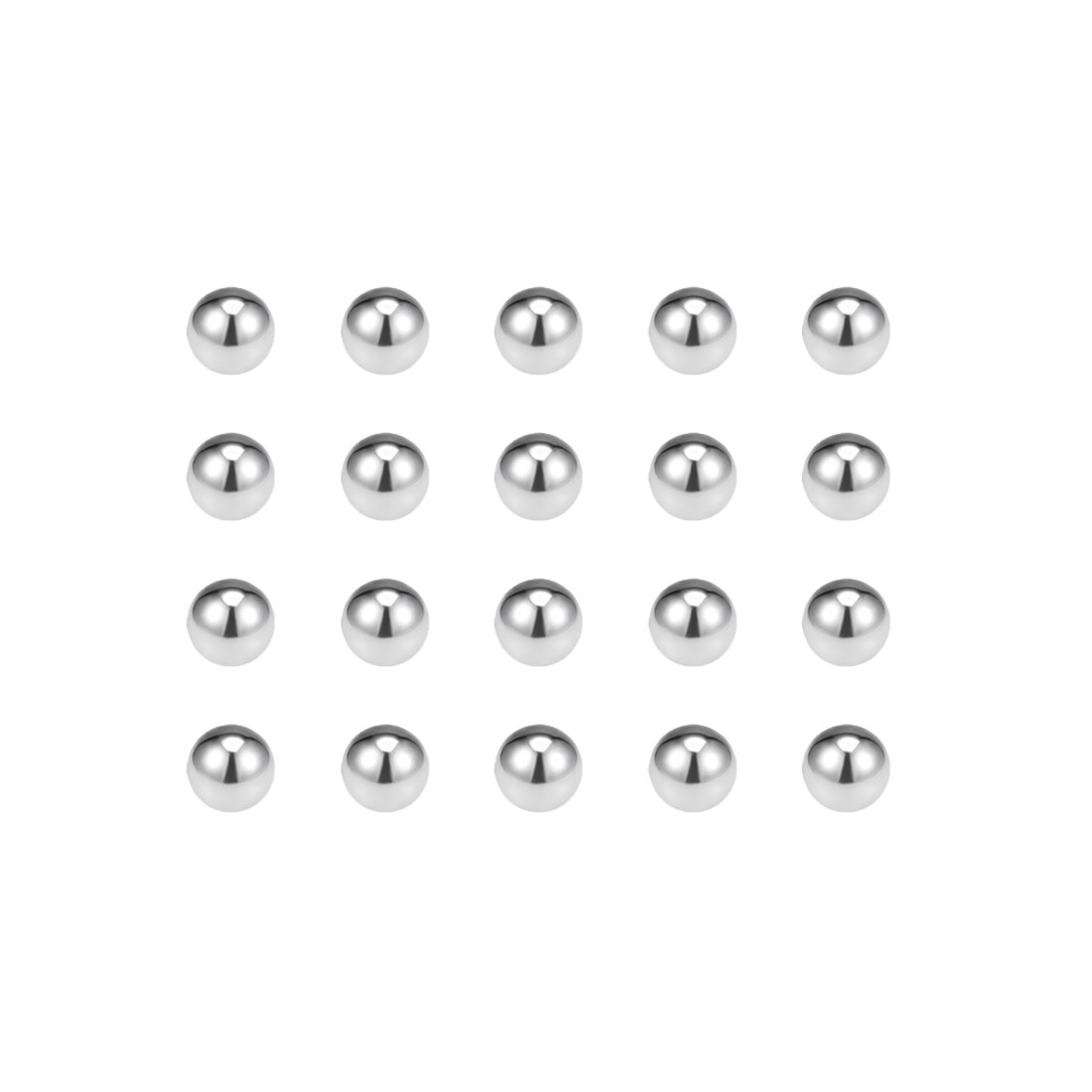 100pcs 5mm Bearing Balls 304 Stainless Steel G100 Precision Balls