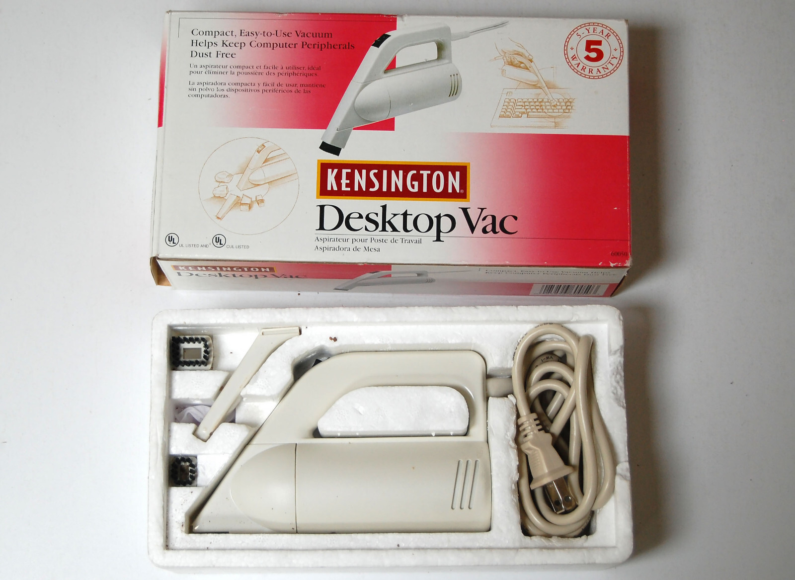 Kensington Desktop Vac Keyboard Vacuum Cleaner LNIB