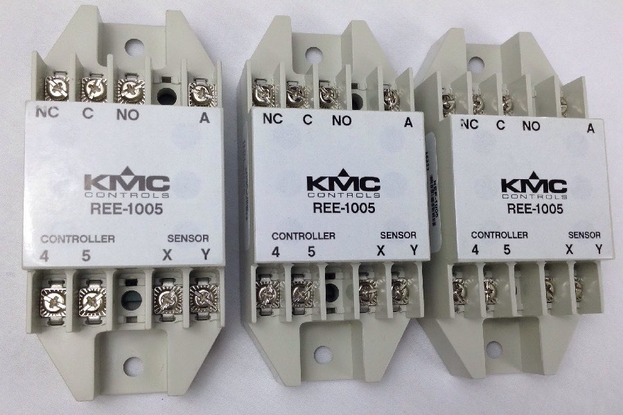 QTY 3 KMC CONTROLS REE-1005 HEATING COOLING RELAY CHANGEOVER FREE SHIPPING