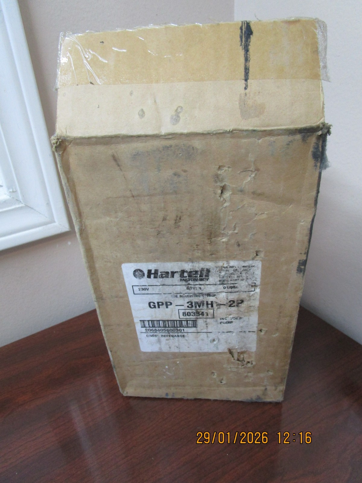 NEW Hartell Ice Machine Pump for Ice-O-Matic Model GPP-3MH-2P